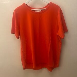 Orange knit top renuar